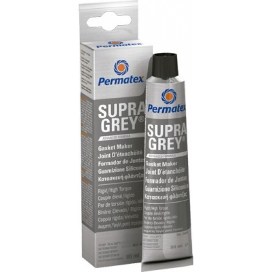 Permatex flangia in silicone Supra Grey RTV 80ml 35134