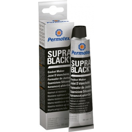 PERMATEX FLANGIA IN SILICONE SUPRA BLACK RTV 80ml 35124